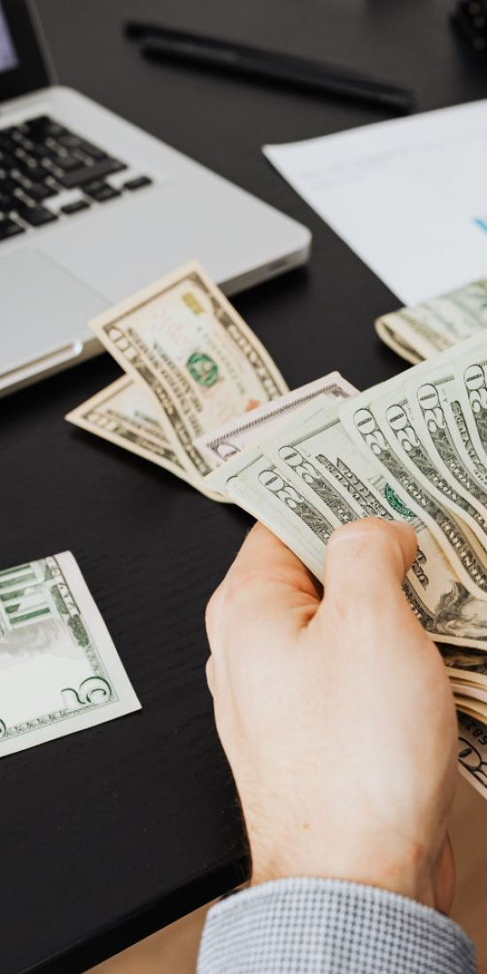 Financial analyst working on secure banking dashboards